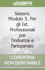 Sistemi. Modulo 5. Per gli Ist. Professionali per l'industria e l'artigianato libro