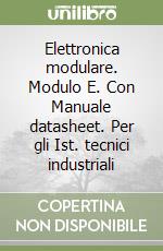 Elettronica modulare. Modulo E. Con Manuale datasheet. Per gli Ist. tecnici industriali libro