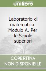 Laboratorio di matematica. Modulo A. Per le Scuole superiori libro