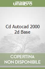 Cd Autocad 2000 2d Base libro