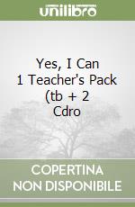 Yes, I Can 1 Teacher's Pack (tb + 2 Cdro libro