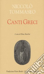 Canti greci libro