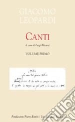 Canti. Vol. 1 libro