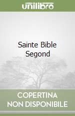 Sainte Bible Segond