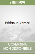 Bibbia in khmer libro