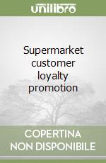 Supermarket customer loyalty promotion libro