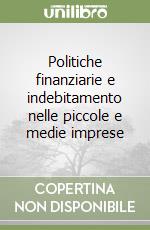 Politiche finanziarie e indebitamento nelle piccole e medie imprese libro