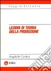 Lezioni di teoria della produzione libro