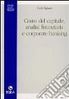 Costo del capitale, analisi finanziaria e corporate banking libro