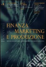 Finanza marketing e produzione (2001). Vol. 1 libro