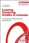 Leasing, factoring, credito al consumo. La valutazione della performance degli operatori libro