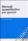 Metodi quantitativi per giuristi libro