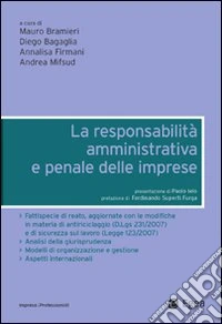 La responsabilità amministrativa e penale delle imprese libro