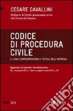 Codice di procedura civile 2012 libro