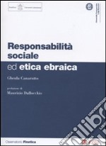 Responsabilità sociale ed etica ebraica