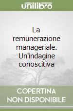 La remunerazione manageriale. Un'indagine conoscitiva libro