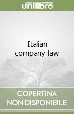 Italian company law