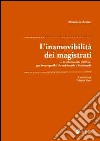 Inamovibilità dei magistrati libro