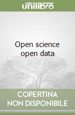 Open science open data