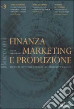 Finanza marketing e produzione (2002). Vol. 3 libro