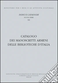 Catalogo dei manoscritti armeni delle biblioteche d'Italia