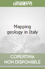 Mapping geology in Italy libro