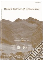 Italian journal of geosciences libro