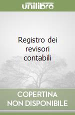 Registro dei revisori contabili libro