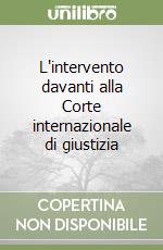 L'intervento davanti alla Corte internazionale di giustizia