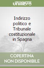 Indirizzo politico e Tribunale costituzionale in Spagna libro