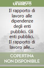 Il rapporto di lavoro alle dipendenze degli enti pubblici. Gli enti pubblici. Il rapporto di lavoro alle dipendenze degli enti pubblici, degli enti locali...