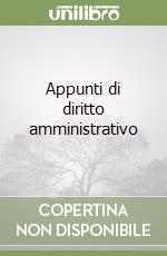 Appunti di diritto amministrativo libro