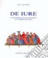 De iure. L'esordio delle Epitomi di Ermogeniano libro di Dovere Elio