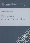 L'abrogazione della norma incriminatrice libro