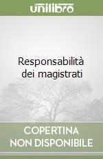 Responsabilità dei magistrati libro