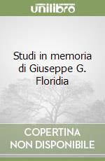 Studi in memoria di Giuseppe G. Floridia libro