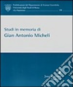 Studi in memoria di Gian Antonio Micheli libro