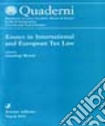 Essays in International and European Tax Law