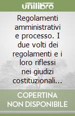 Regolamenti amministrativi e processo. I due volti dei regolamenti e i loro riflessi nei giudizi costituzionali e amministrativi libro