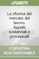 La riforma del mercato del lavoro. Aspetti sostanziali e processuali