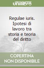 Regulae iuris. Ipotesi di lavoro tra storia e teoria del diritto libro