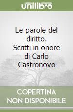 Le parole del diritto. Scritti in onore di Carlo Castronovo