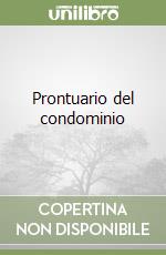 Prontuario del condominio libro