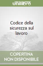 Codice della sicurezza sul lavoro libro