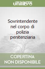 Sovrintendente nel corpo di polizia penitenziaria libro