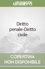 Diritto penale-Diritto civile libro