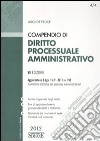 Compendio di diritto processuale amministrativo libro