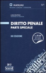 Diritto penale. Parte speciale libro