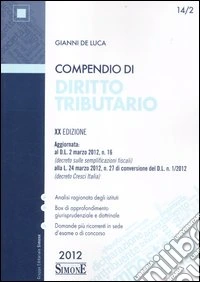 Compendio di diritto tributario libro