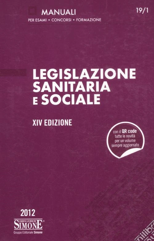 Legislazione sanitaria e sociale